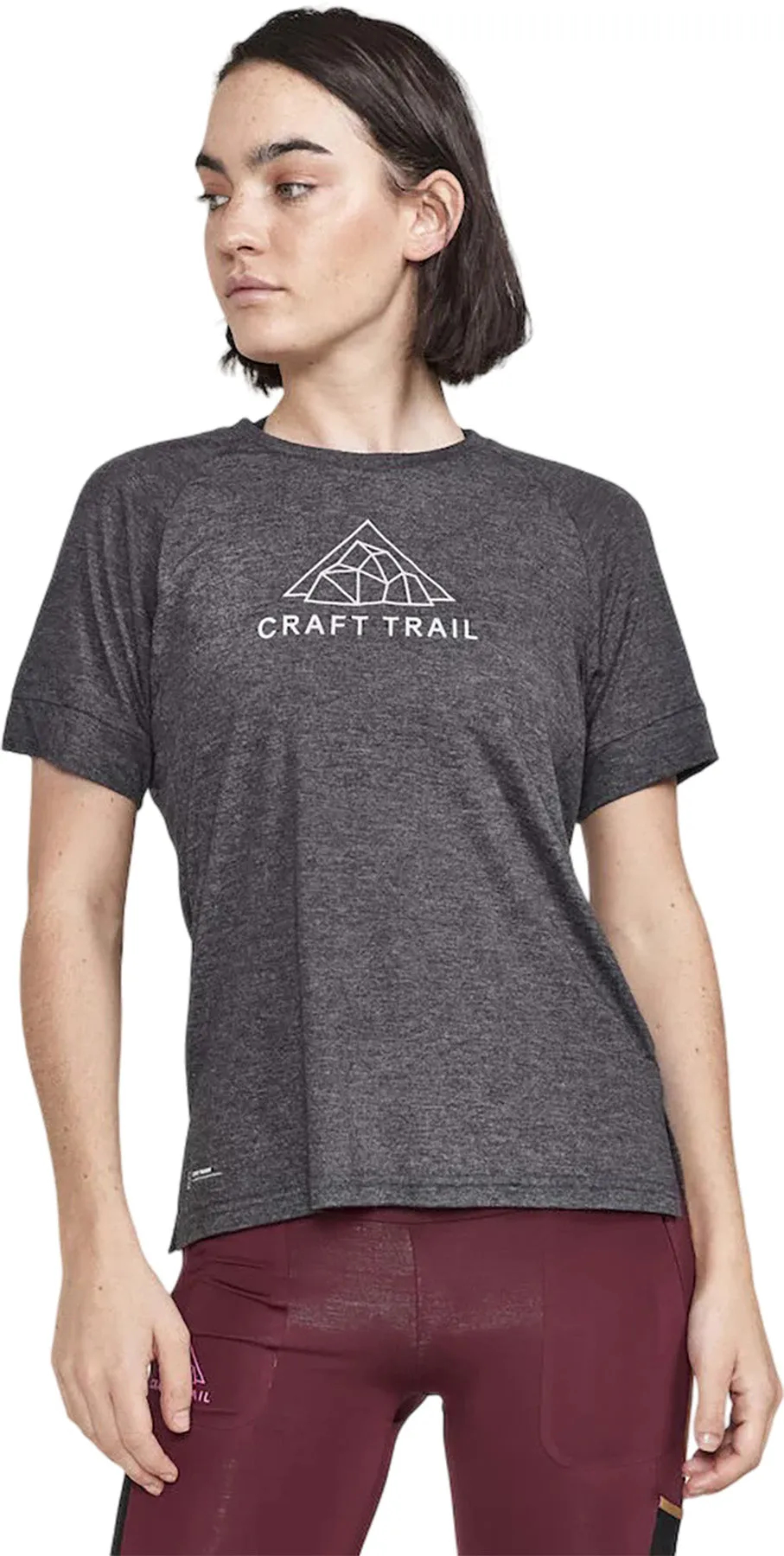 ADV Trail Wool Short Sleeve Trail Running T-Shirt - Women's|-|T-shirt de course sur sentier à manches courtes en laine ADV Trail - Femme sold by Altitude Sports product image thumbnail 4