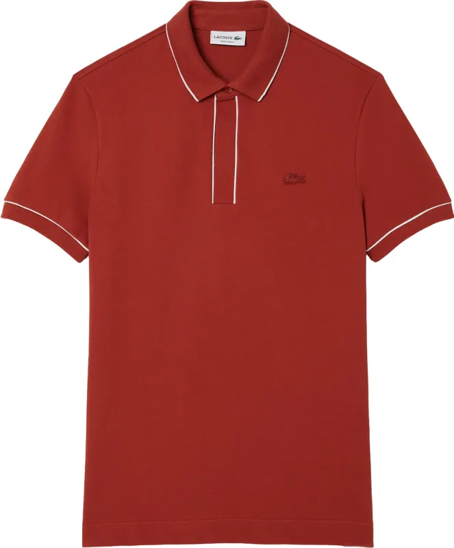 Regular Fit Paris Stretch Piqué Polo - Men's|-|Polo Paris en piqué extensible coupe classique - Homme made by Lacoste