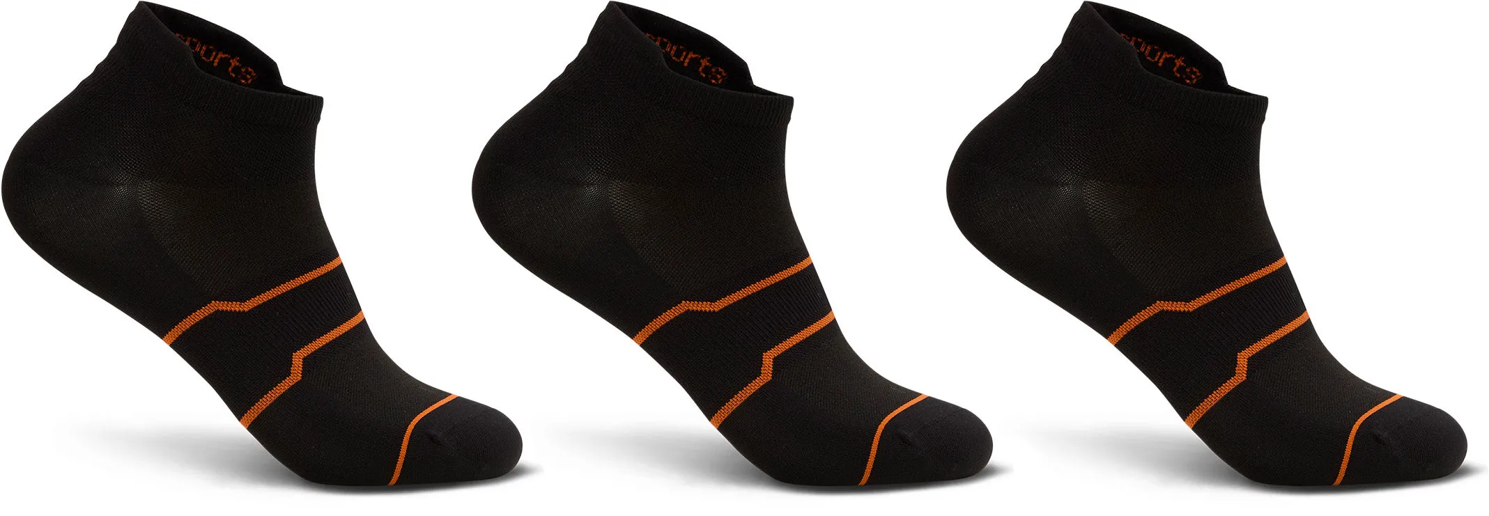 Nylon Performance Ankle Cushionless Socks - 3-pack - Unisex|-|Chaussettes basses de performance en nylon sans matelassage - Paquet de 3 - Unisexe sold by Altitude Sports product image thumbnail 4