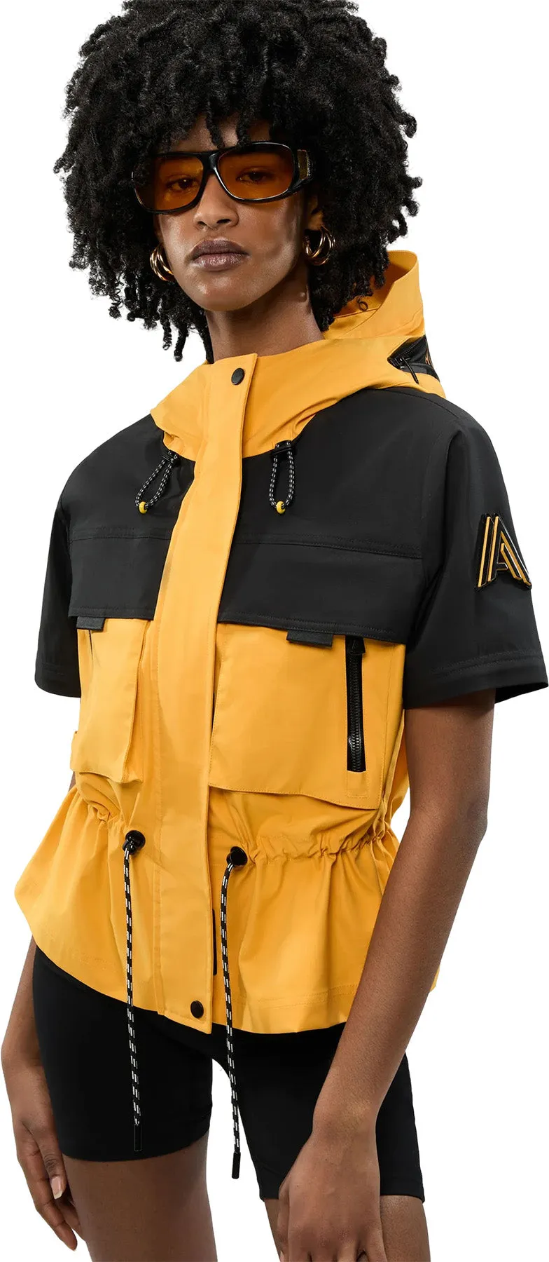 Marmande Short Windbreaker Jacket with Removable Sleeves and Branded Extendable Hood - Women's|-|Manteau coupe-vent court avec manches amovibles et capuchon extensible à logo Marmande - Femme sold by Altitude Sports product image thumbnail 5