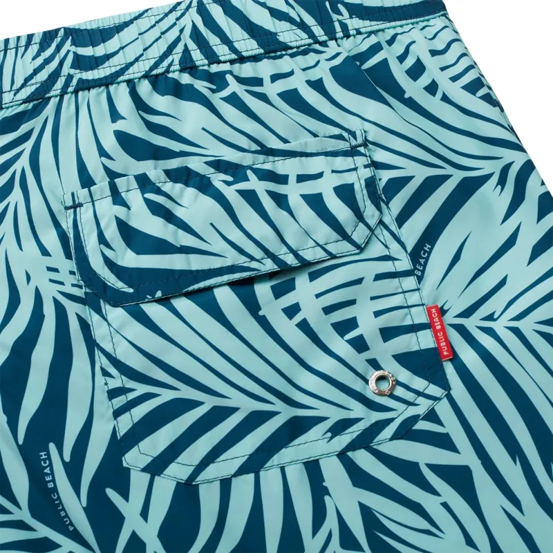 Leafy Oasis Swim Shorts with Mesh Brief 6.5" - Men's |-|Short de bain avec slip en mesh Leafy Oasis 6.5" - Homme made by Altitude Sports