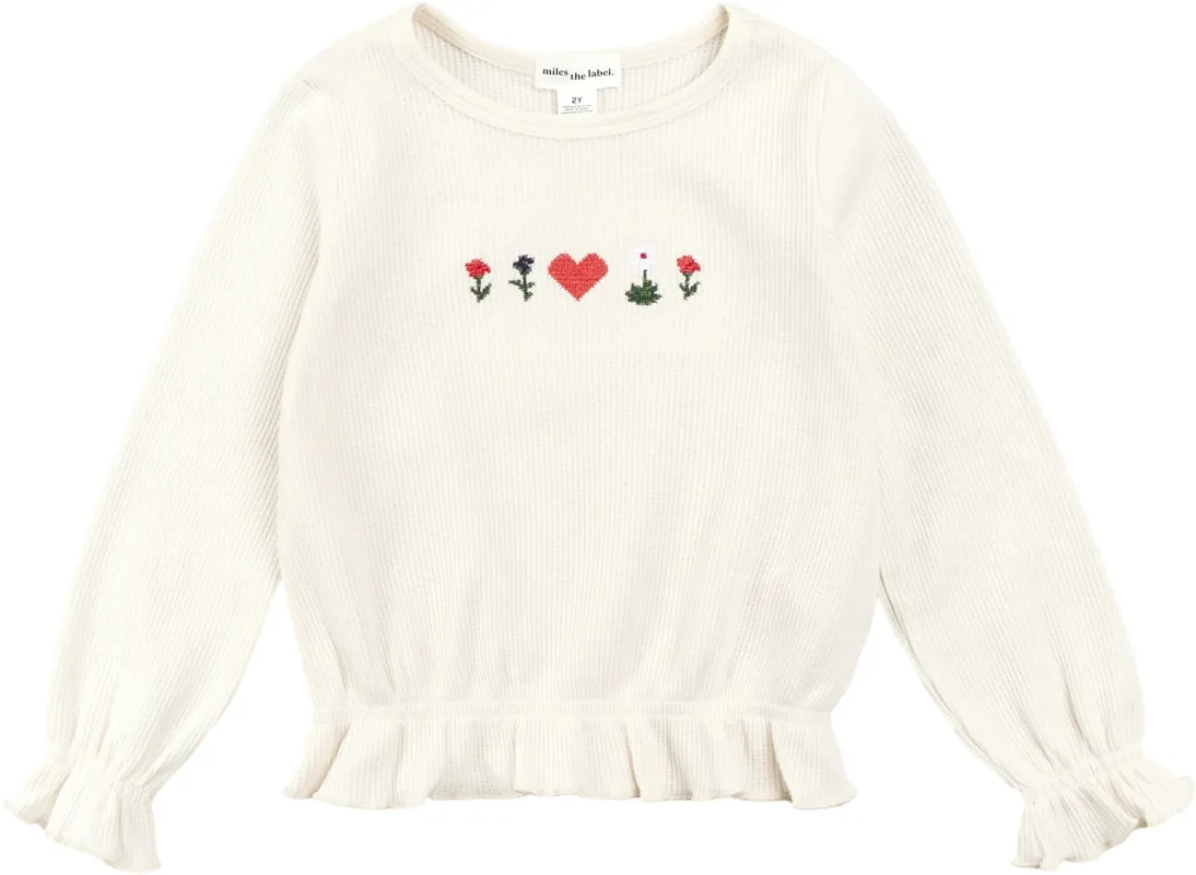 Long Sleeve Knit Top - Girls|-|Haut tricoté à manches longues - Fille sold by Altitude Sports