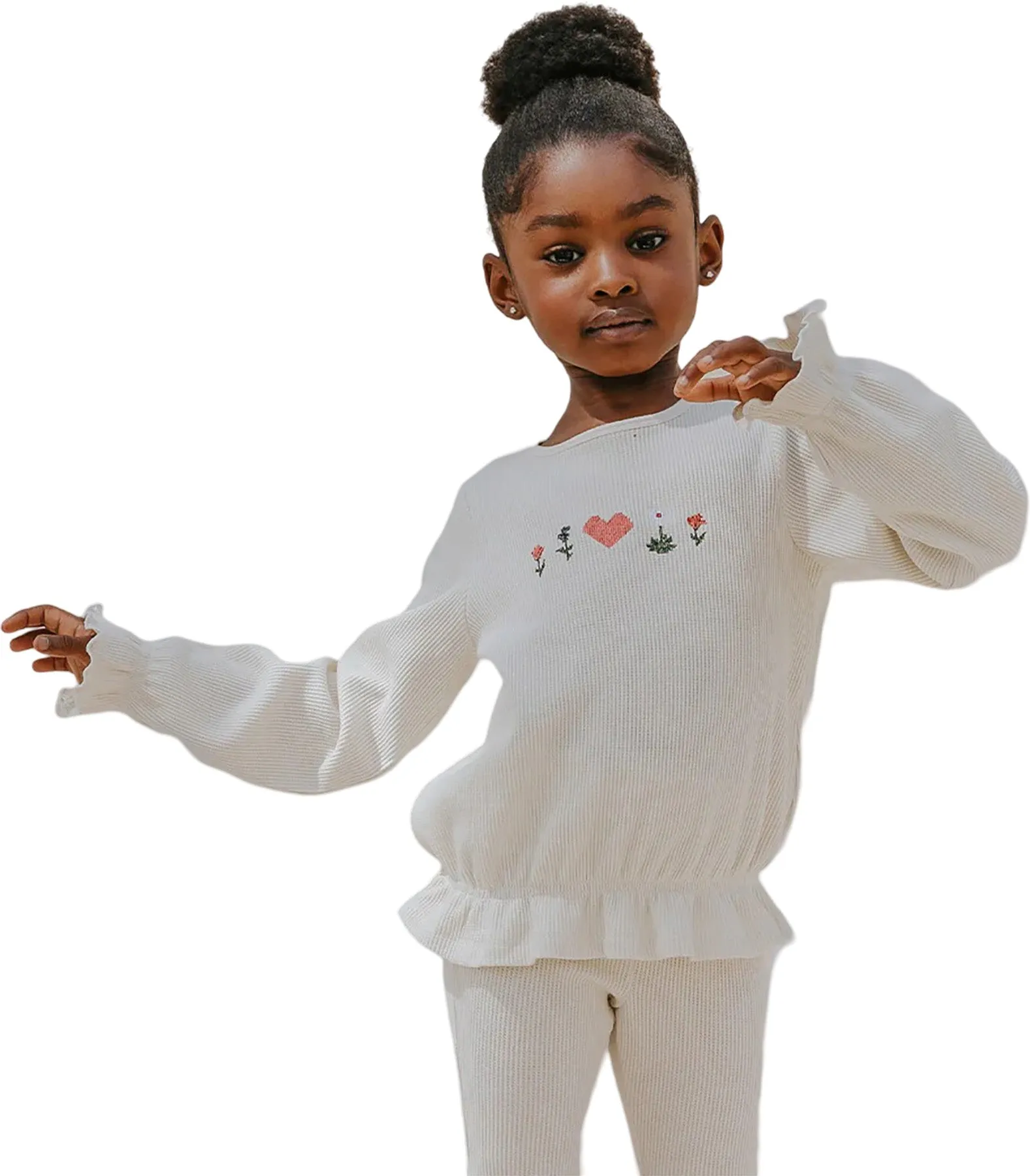 Long Sleeve Knit Top - Girls|-|Haut tricoté à manches longues - Fille sold by Altitude Sports product image thumbnail 2