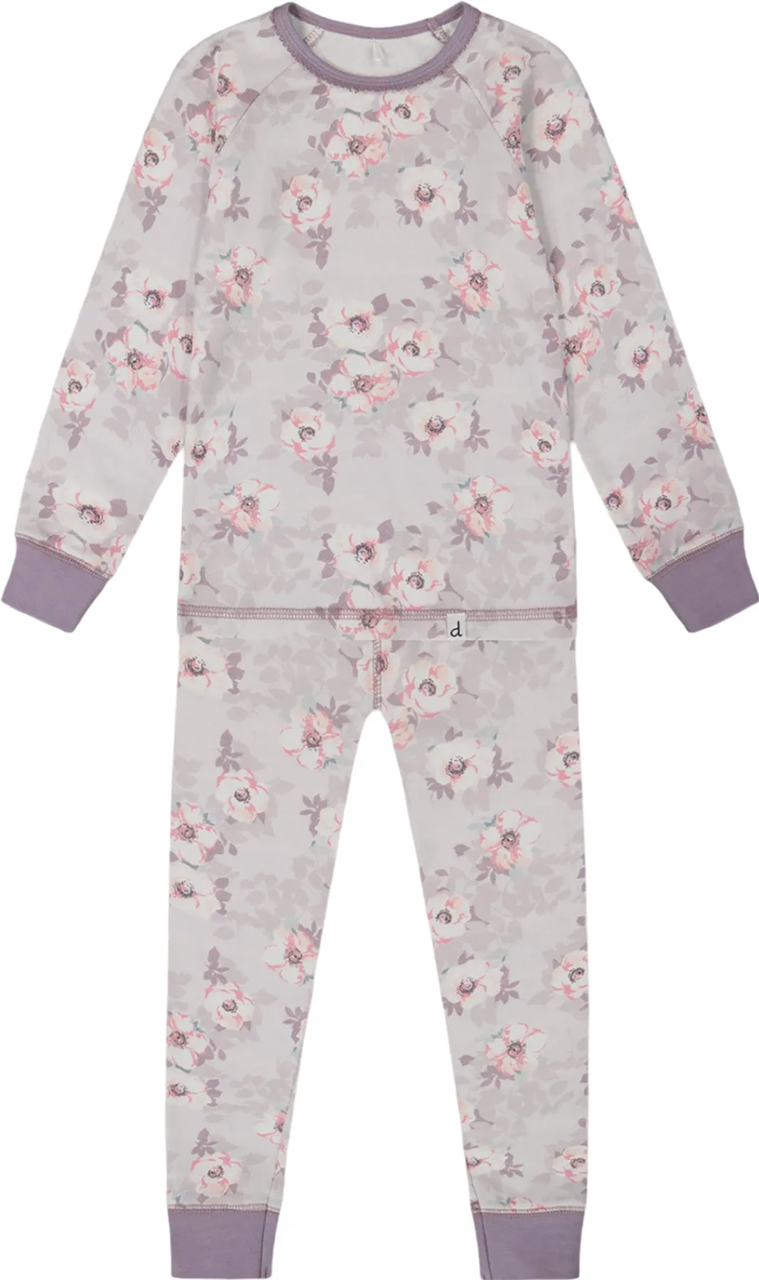 Printed Two Piece Long Sleeve Top and Pant Pajama Set - Little Girl|-|Ensemble de pyjama deux pièces haut à manches longues et pantalon imprimé - Petite fille sold by Altitude Sports