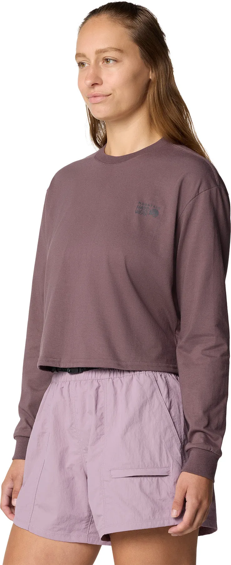 Mountain Sunset Boxy Crop Long Sleeve T-Shirt - Women's |-|T-shirt écourté et ample à manches longues Mountain Sunset - Femme sold by Altitude Sports product image thumbnail 2