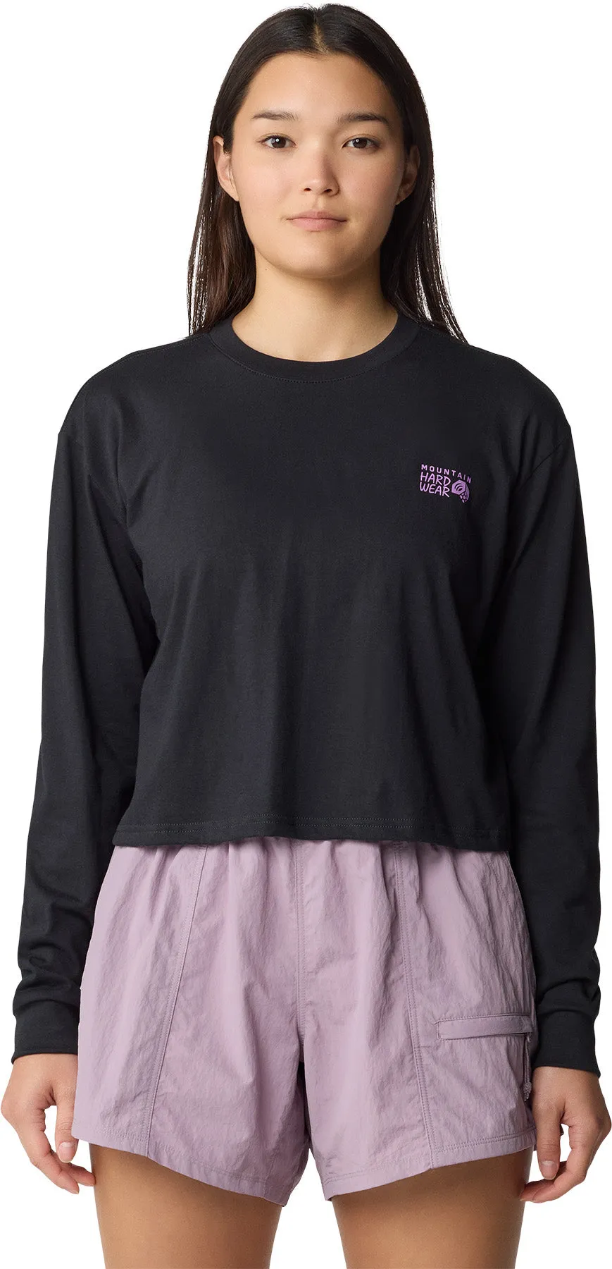 Mountain Sunset Boxy Crop Long Sleeve T-Shirt - Women's |-|T-shirt écourté et ample à manches longues Mountain Sunset - Femme sold by Altitude Sports product image thumbnail 4