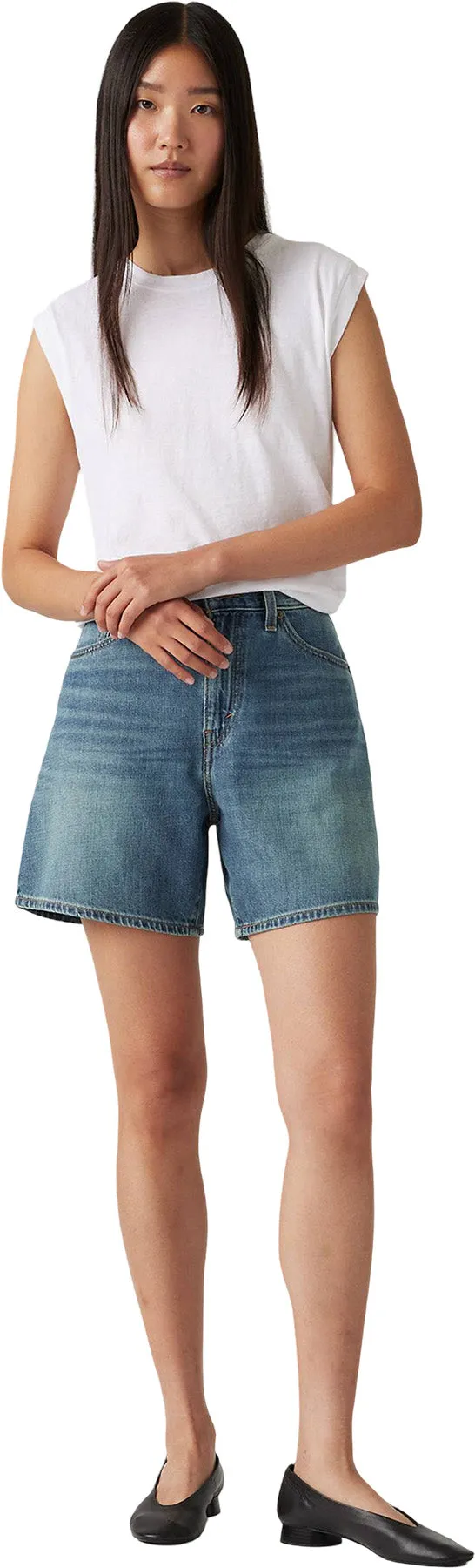High Rise Baggy Shorts - Women's|-|Short bouffant taille haute - Femme sold by Altitude Sports product image thumbnail 2