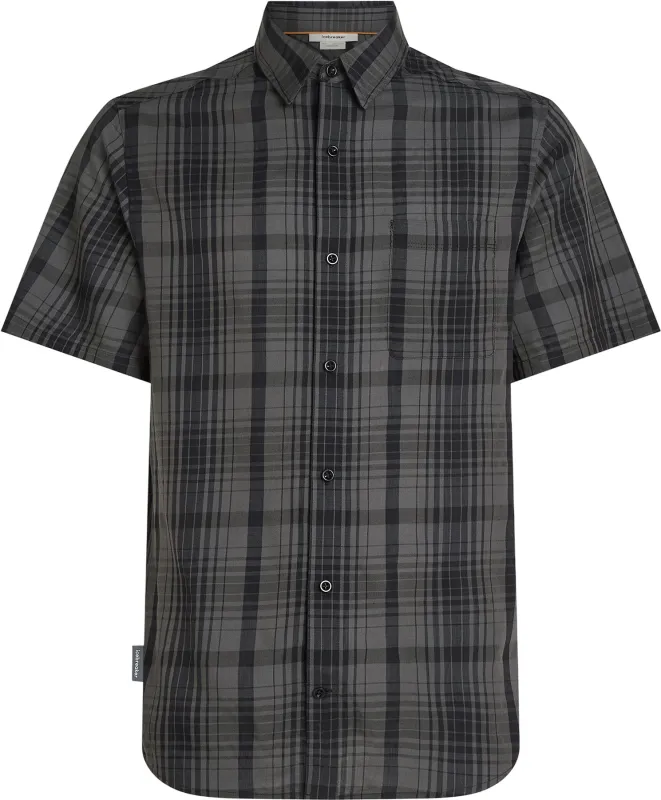 Merino 125 Cool-Lite Steveston Short Sleeve Plaid Shirt - Men's|-|Chemise à carreaux à manches courtes en mérinos 125 Cool-Lite Steveston - Homme sold by Altitude Sports
