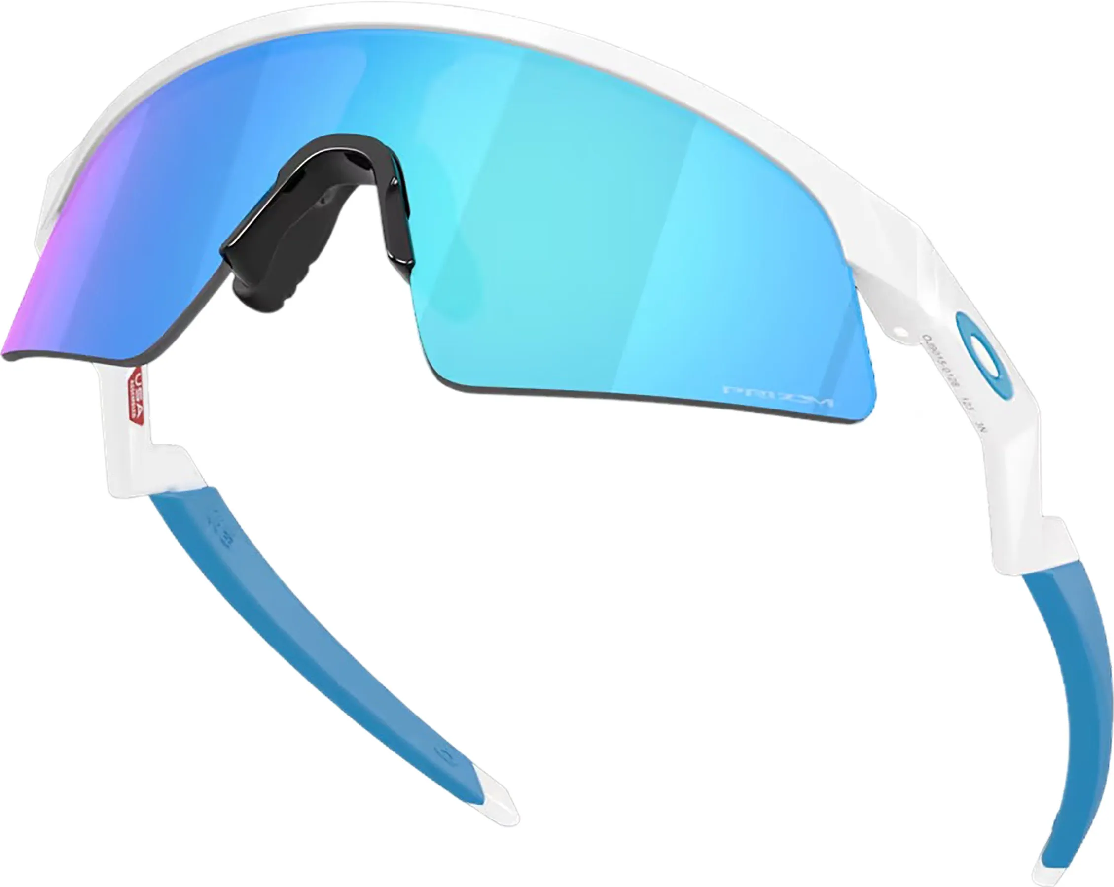 Resistor Sweep Sunglasses - Polished White - Prizm Sapphire Lens - Youth|-|Lunettes de soleil Resistor Sweep - Polished White - Verres Prizm Sapphire - Jeune sold by Altitude Sports product image thumbnail 3