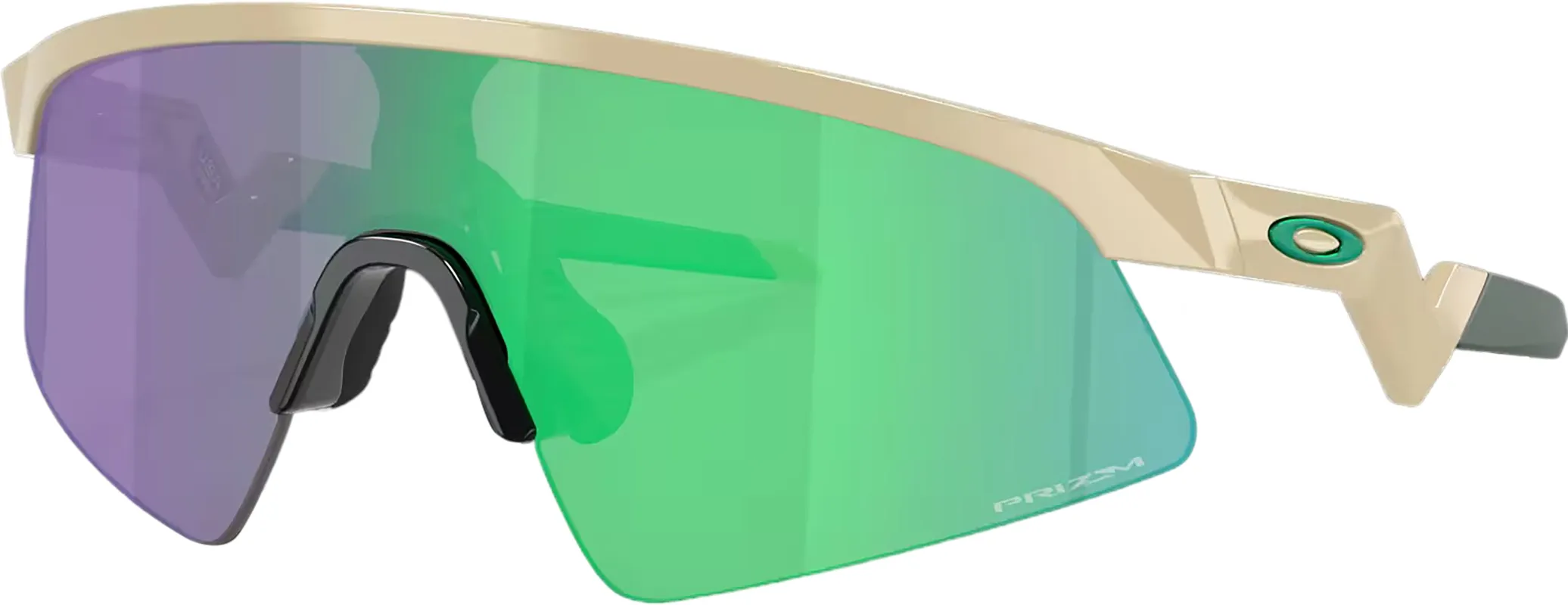 Resistor Sweep Sunglasses - Desert Tan - Prizm Jade Lens - Youth|-|Lunettes de soleil Resistor Sweep - Desert Tan - Verres Prizm Jade - Jeune made by Oakley