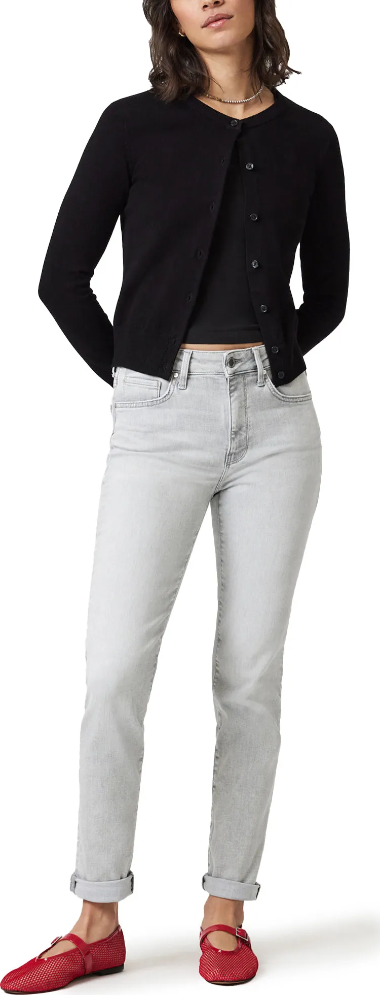Kathleen Slim Boyfriend Jeans - Women's|-|Jean boyfriend à coupe étroite Kathleen - Femme sold by Altitude Sports product image thumbnail 2