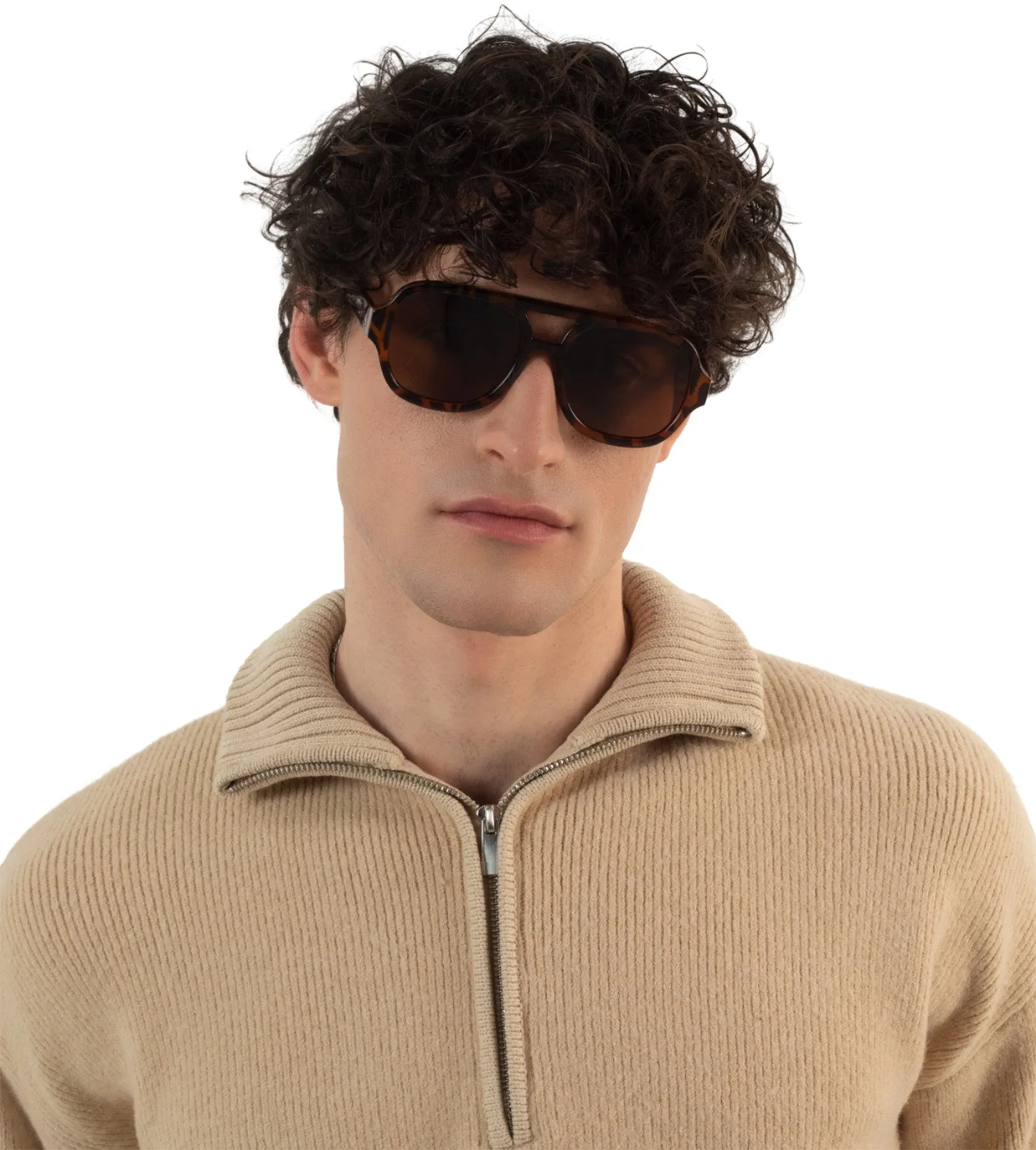 Choi-2 Recycled Aviator Sunglasses - Unisex|-|Lunettes de soleil aviateur recyclées Choi-2 - Unisexe sold by Altitude Sports product image thumbnail 3