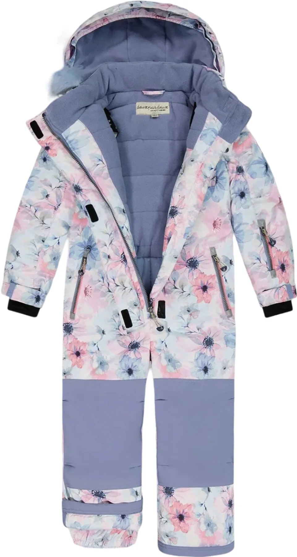 Printed One Piece Snowsuit - Little Girl|-|Habit de neige une-pièce imprimée - Petite Fille sold by Altitude Sports product image thumbnail 4