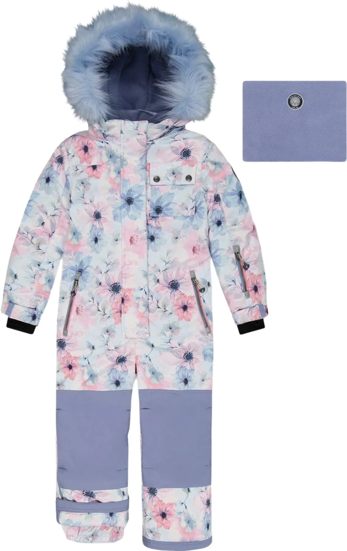 Printed One Piece Snowsuit - Little Girl|-|Habit de neige une-pièce imprimée - Petite Fille sold by Altitude Sports