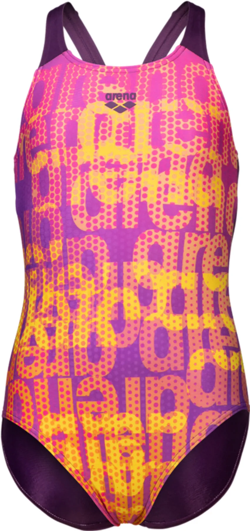 Multi Colours V Back Swimsuit - Girls|-|Maillot de bain dos en V Multi Colours - Fille sold by Altitude Sports product image thumbnail 2