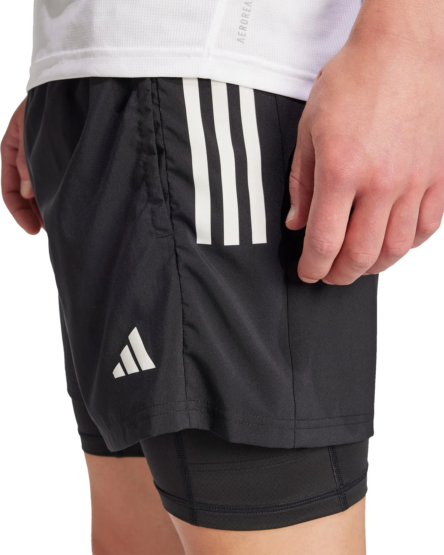 Own The Run CLIMACOOL 2-in-1 5-Pocket Shorts - Men's|-|Short à 5 poches 2 en 1 Own The Run CLIMACOOL - Homme sold by Altitude Sports product image thumbnail 4