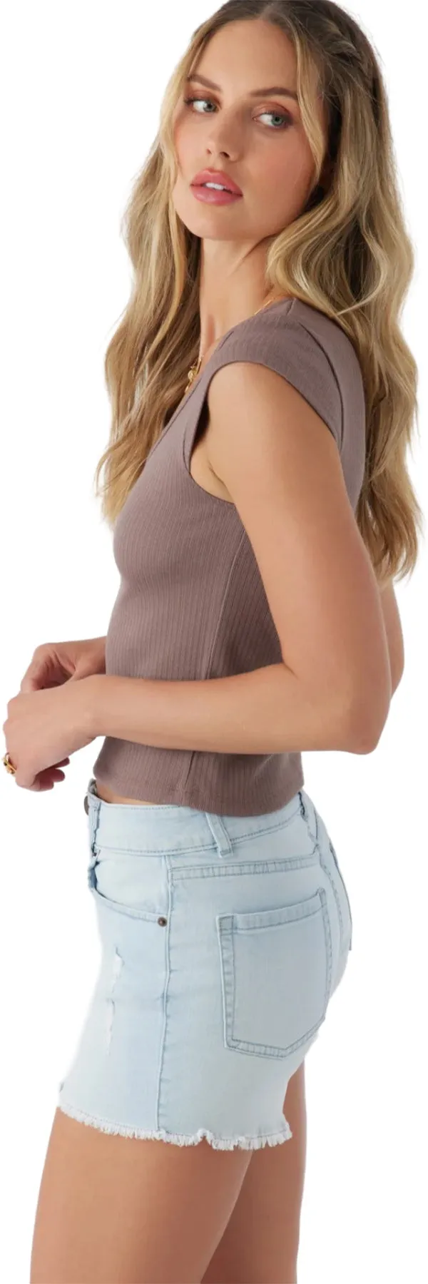 Hadlie Short Sleeve Knit Top - Women's|-|Haut en tricot à manches courtes Hadlie - Femme sold by Altitude Sports product image thumbnail 3