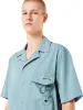 Cuban Collar Short Sleeve Shirt - Men's|-|Chemise à col cubain à manches courtes - Homme sold by Altitude Sports