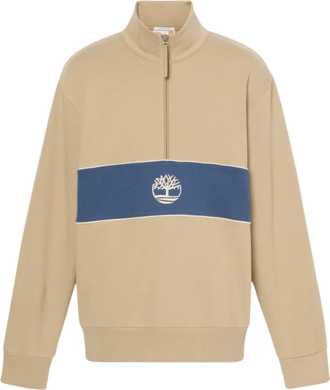Cut-and-Sew Quarter-Zip Sweatshirt - Men's|-|Chandail en molleton à glissière 1/4 Cut-and-Sew - Homme made by Timberland