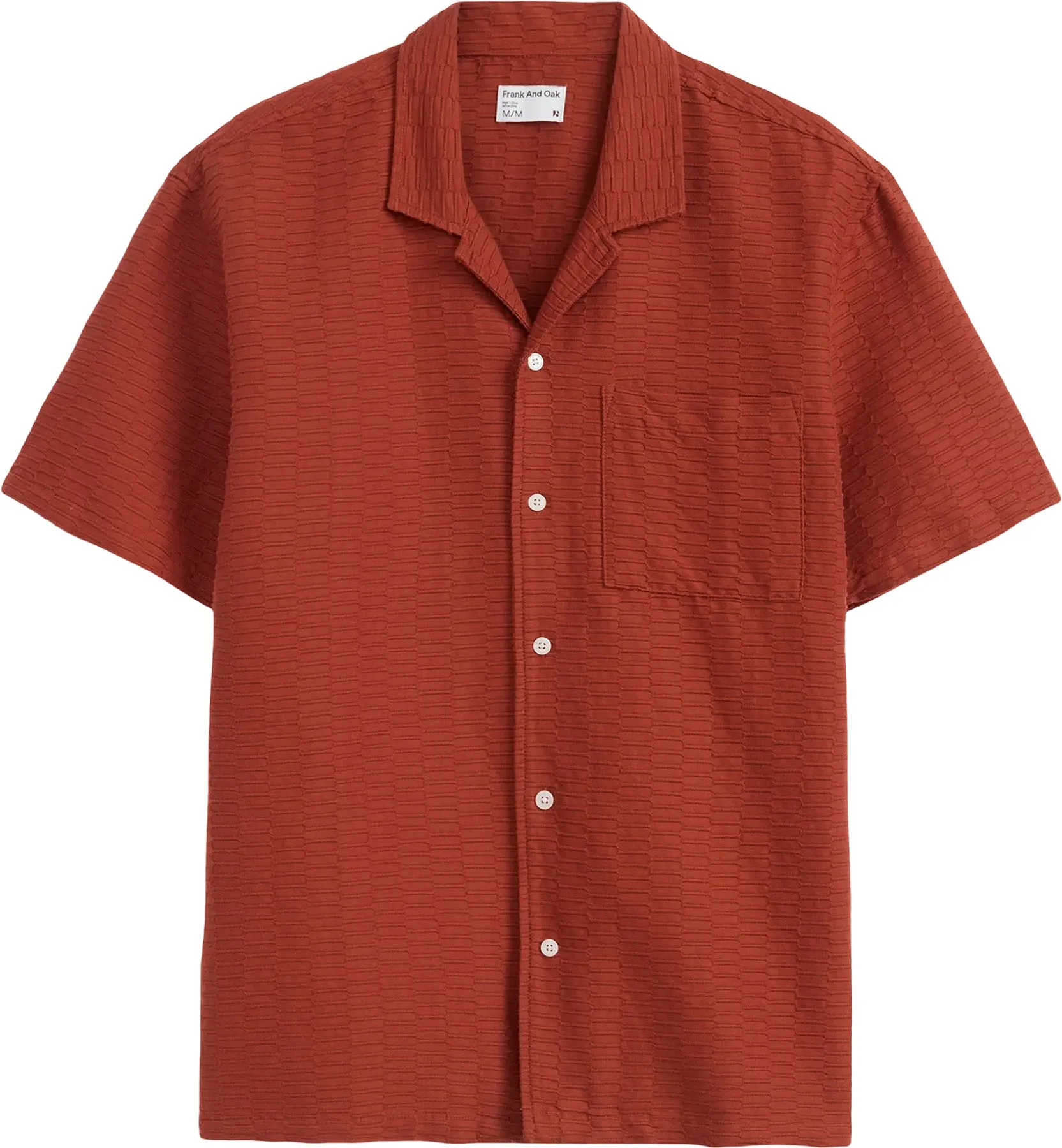 Textured Camp Collar Shirt - Men's|-|Chemise texturée à col cranté - Homme sold by Altitude Sports