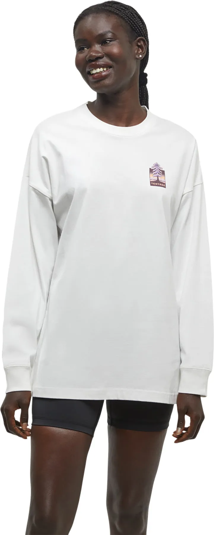 Emerald Edge Oversized Long Sleeve T-Shirt - Women's|-|T-shirt à manches longues surdimensionné Emerald Edge - Femme sold by Altitude Sports