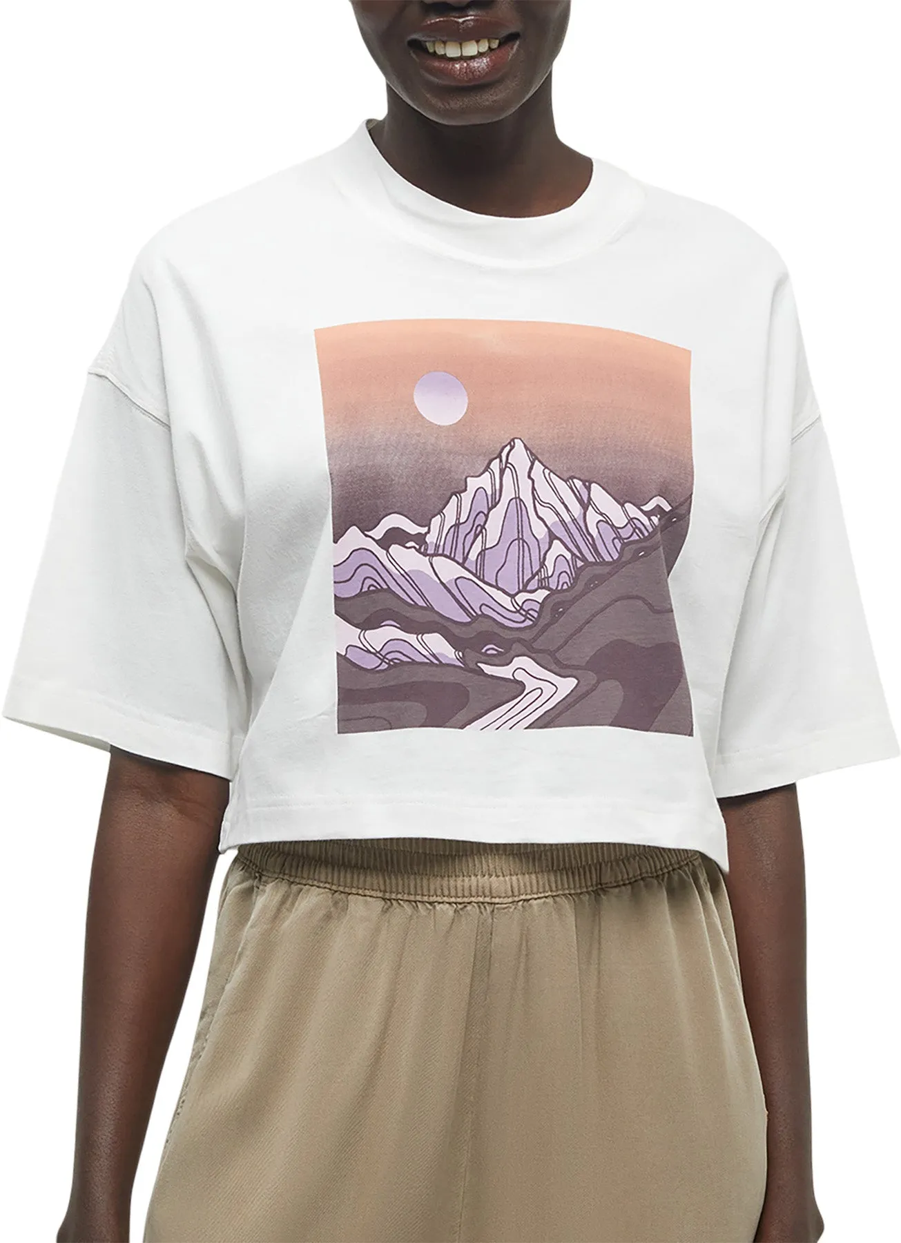 Emerald Edge Oversized Crop T-Shirt - Women's|-|T-shirt écourté surdimensionné Emerald Edge - Femme sold by Altitude Sports product image thumbnail 3