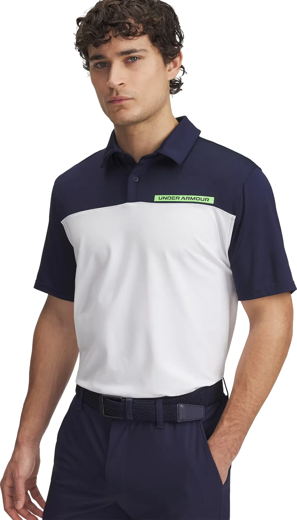 UA T2G Color Block Polo - Men's|-|Polo UA T2G Color Block - Homme sold by Altitude Sports product image thumbnail 3