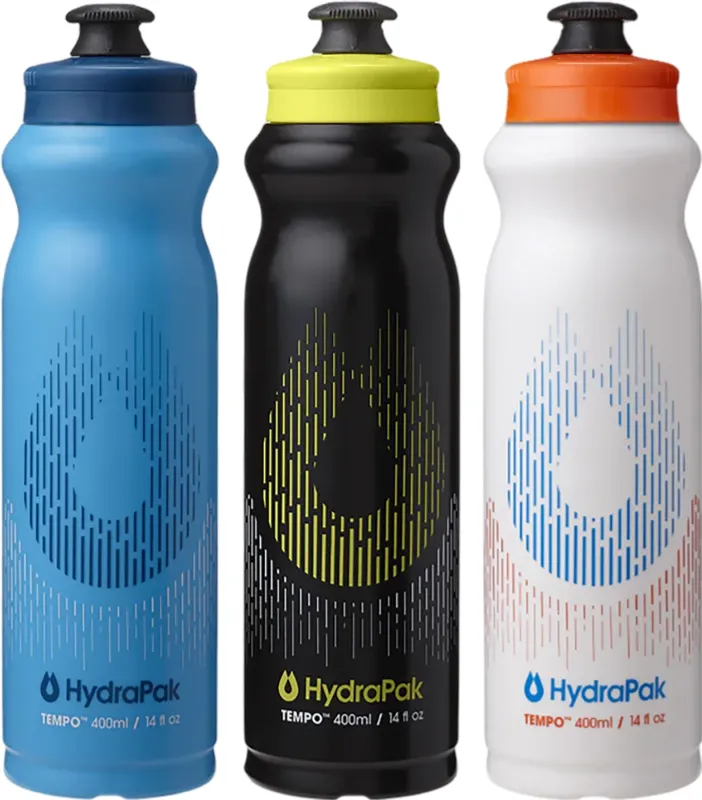 Tempo 3-Pack Running Water Bottle 400ml|-|Bouteille d'eau de course paquet de 3 Tempo 400ml sold by Altitude Sports