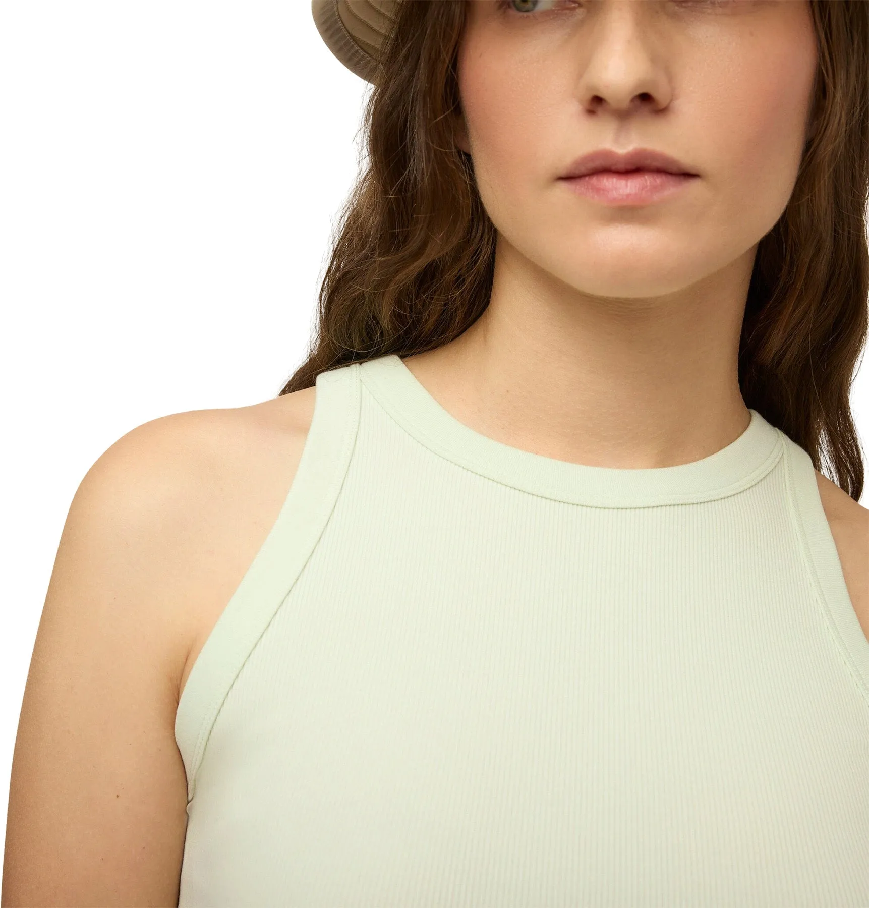 High Neck Rib Tank Top - Women's|-|Camisole côtelé à col montant - Femme sold by Altitude Sports product image thumbnail 4