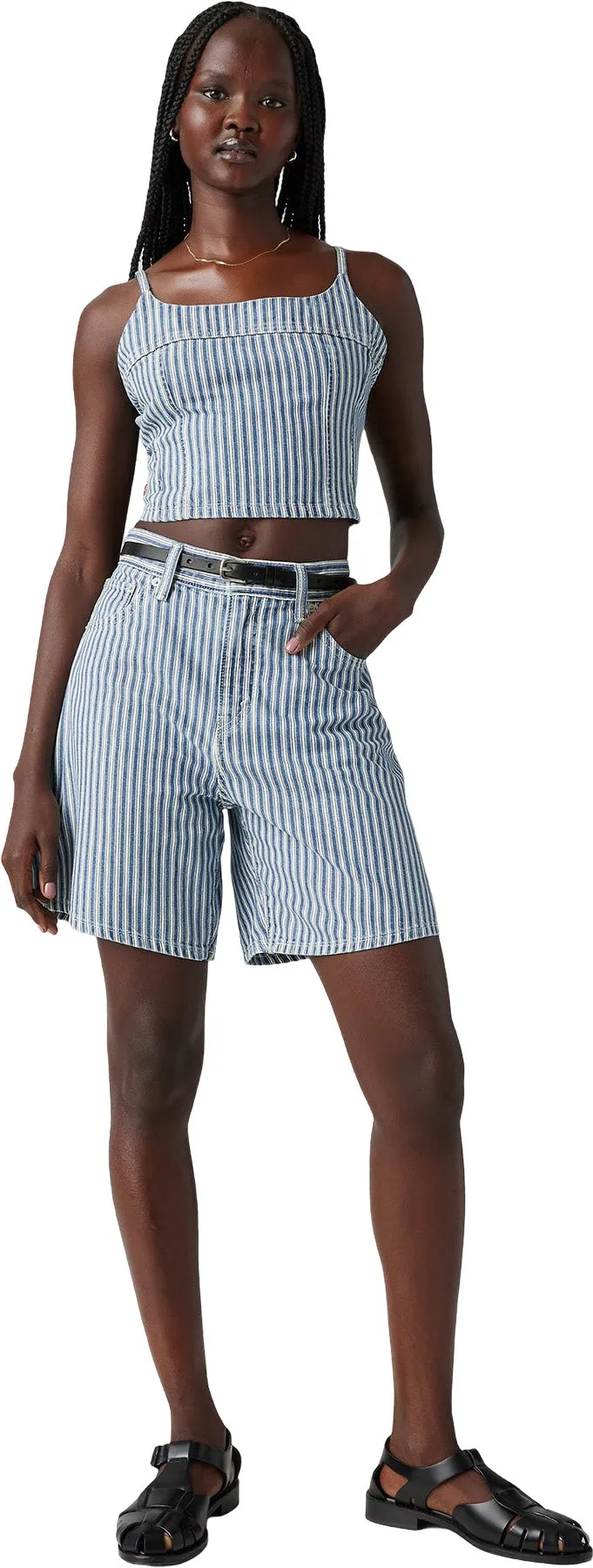 High Rise Baggy Shorts - Women's|-|Short ample taille haute - Femme sold by Altitude Sports product image thumbnail 3