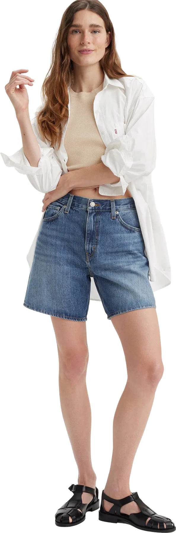 High Rise Baggy Shorts - Women's|-|Short ample taille haute - Femme sold by Altitude Sports product image thumbnail 3