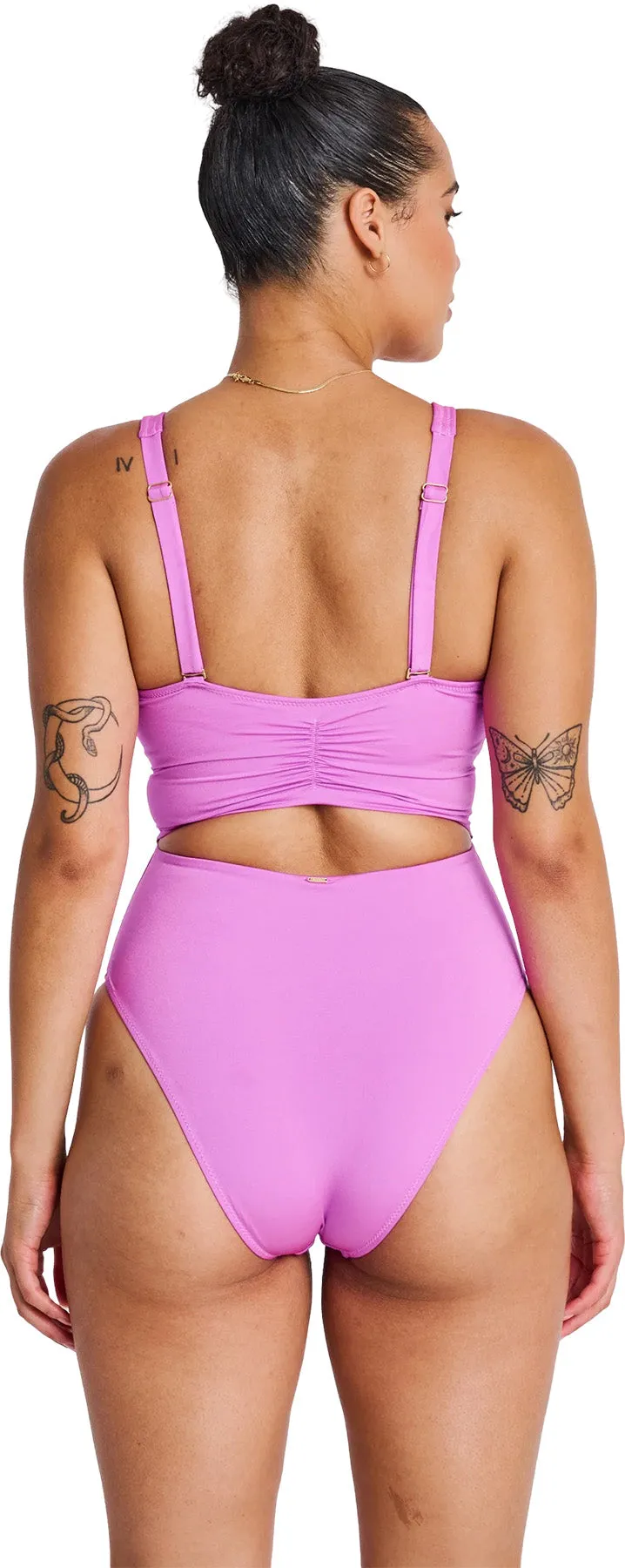 High Leg Wrap One-Piece Swimwear - Women's|-|Maillot de Bain Une-pièce Wrap échancré - Femme sold by Altitude Sports product image thumbnail 2