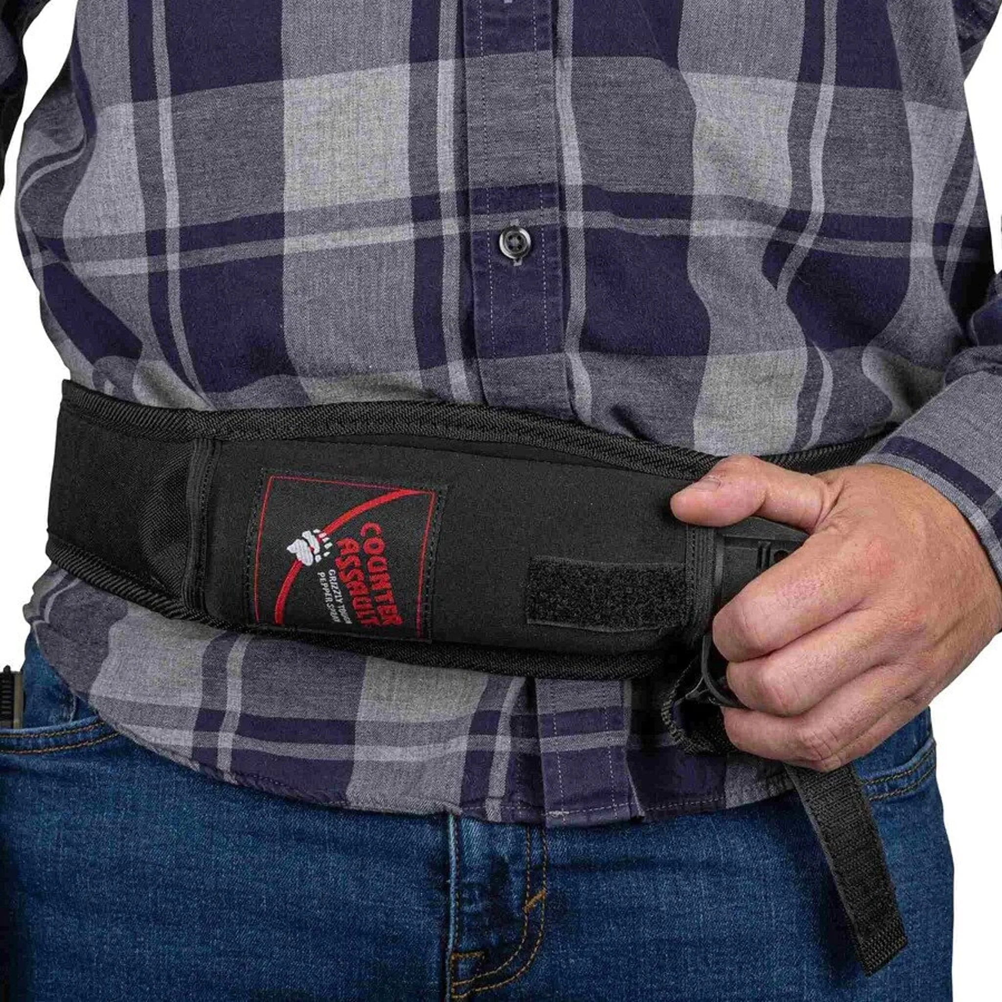 Waist Holster Belt |-|Ceinture-étui pour vaporisateur chasse-ours sold by Altitude Sports product image thumbnail 2