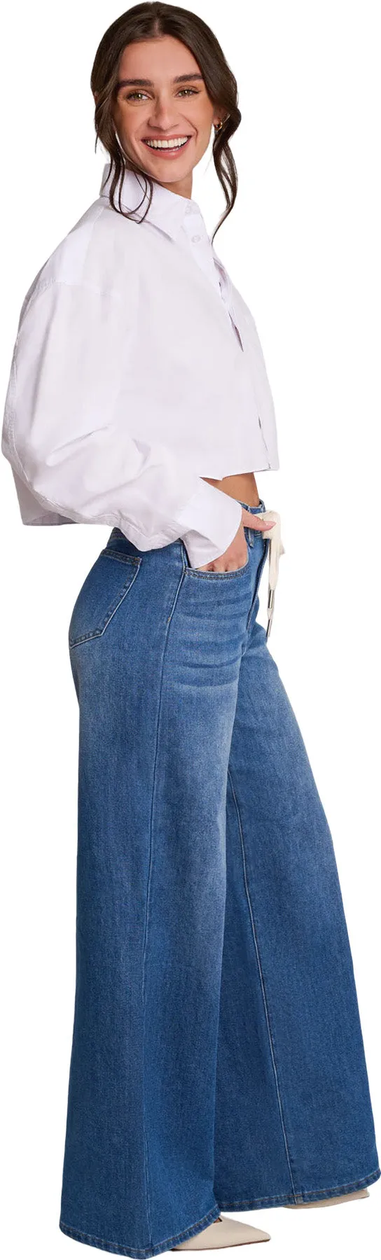 Lily Wide Leg Jeans - Women's|-|Jean à jambe large Lily - Femme sold by Altitude Sports product image thumbnail 2