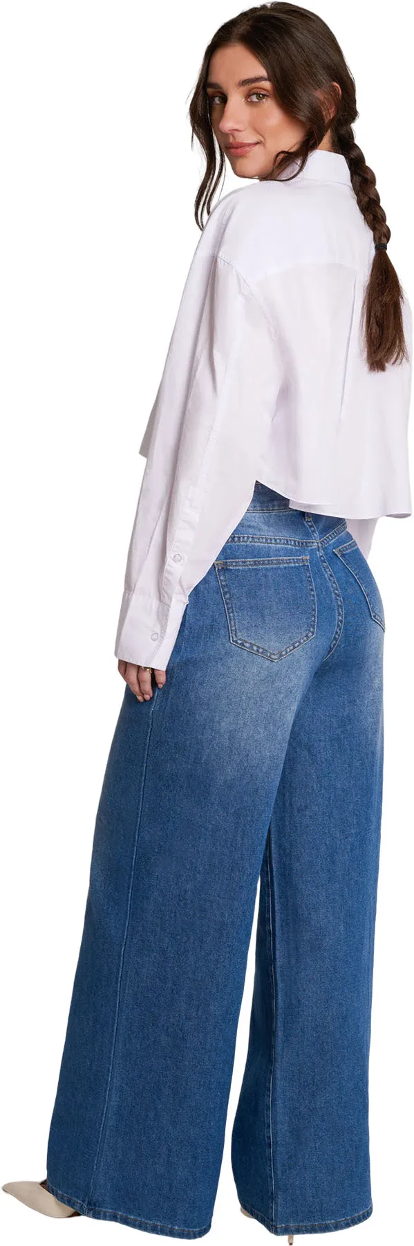 Lily Wide Leg Jeans - Women's|-|Jean à jambe large Lily - Femme sold by Altitude Sports product image thumbnail 3