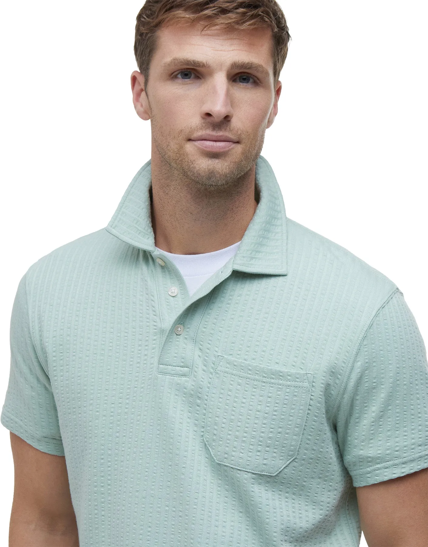 Dymchurch Seersucker Polo - Men's|-|Polo en seersucker Dymchurch - Homme sold by Altitude Sports product image thumbnail 4