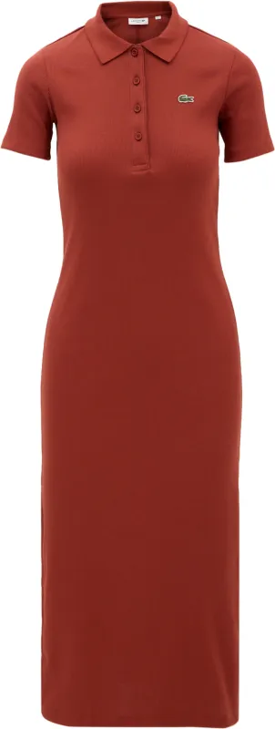 Long Ribbed Cotton Polo Dress - Women's|-|Robe polo en coton côtelé longue - Femme sold by Altitude Sports