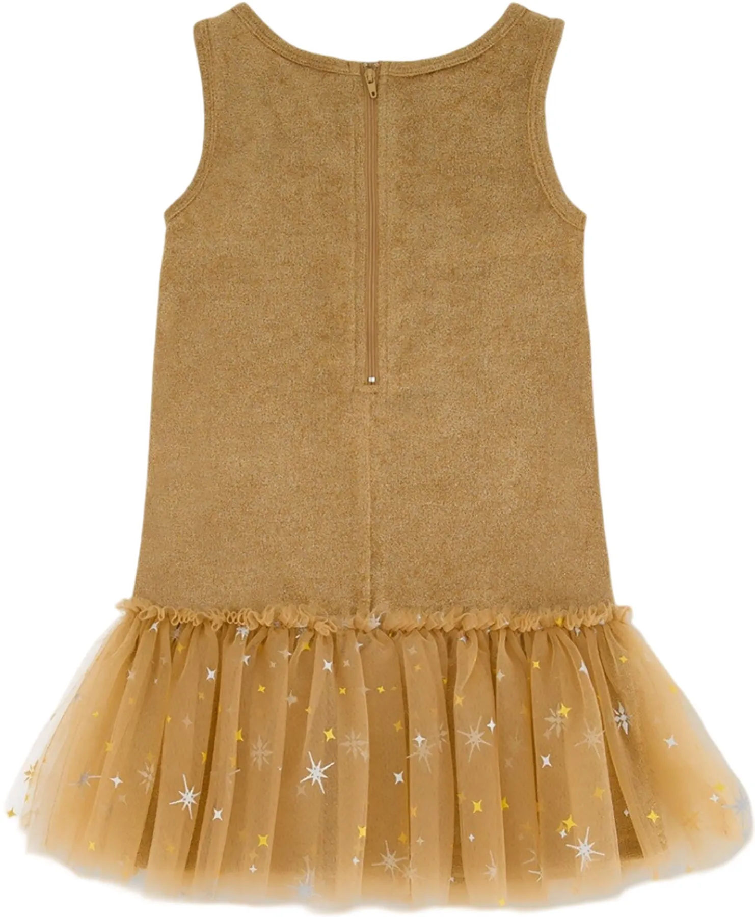 Bi-Material Sleeveless Dress with Frill - Little Girl|-|Robe bi-matière sans manches avec volants - Petite fille sold by Altitude Sports product image thumbnail 2