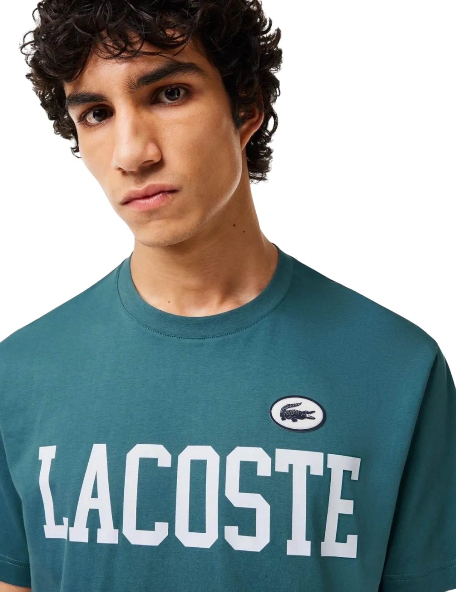 Cotton Contrast Print and Badge T-Shirt - Men's|-|T-shirt en coton à imprimé contrasté et badge - Homme sold by Altitude Sports product image thumbnail 4