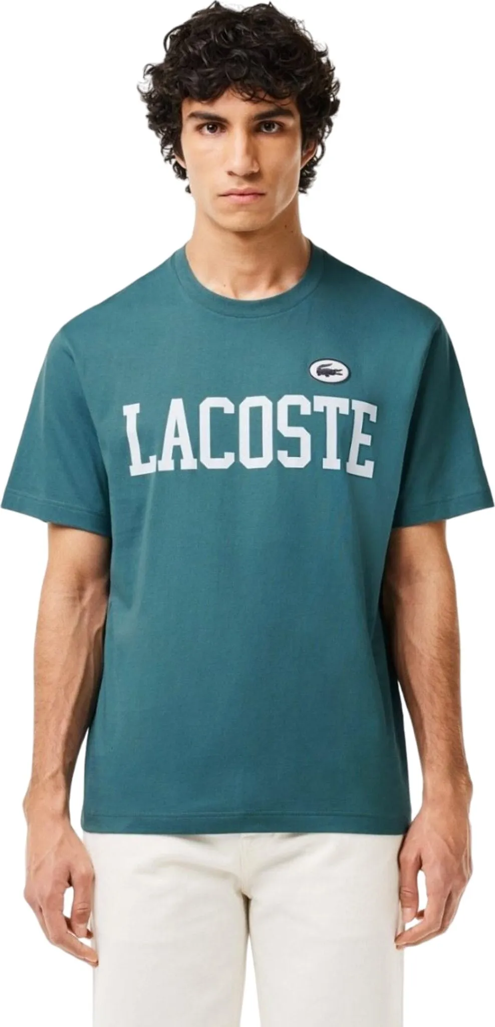 Cotton Contrast Print and Badge T-Shirt - Men's|-|T-shirt en coton à imprimé contrasté et badge - Homme sold by Altitude Sports product image thumbnail 2