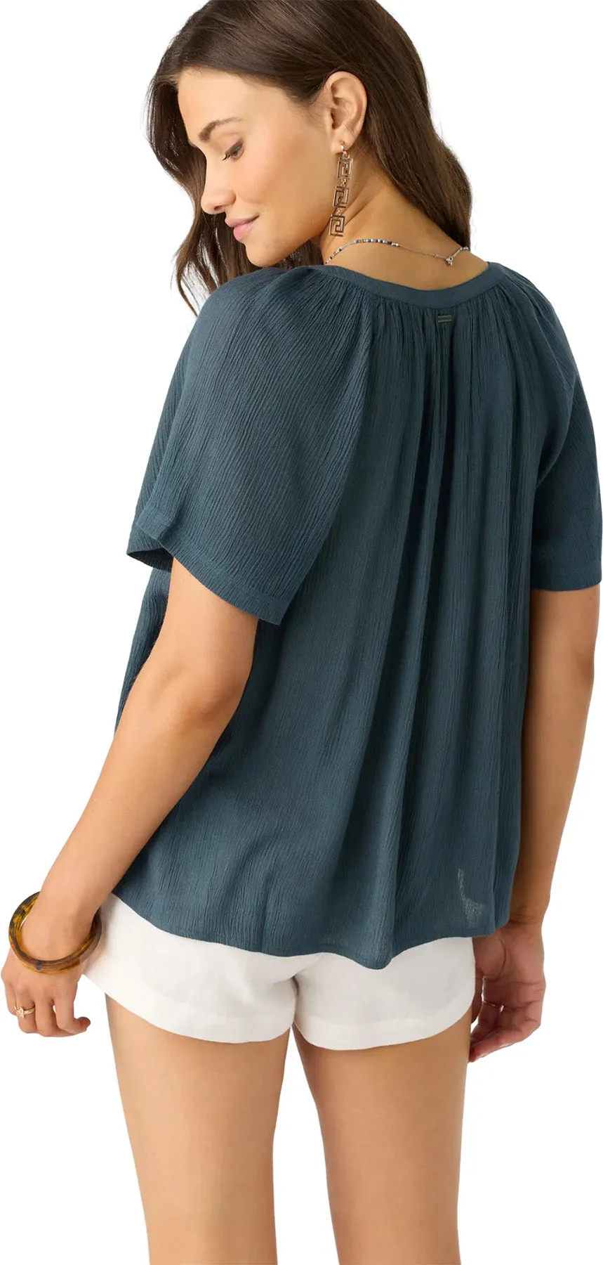 Aylee Short Sleeve Woven Top - Women's|-|Haut tissé à manches courtes Aylee - Femme sold by Altitude Sports product image thumbnail 2