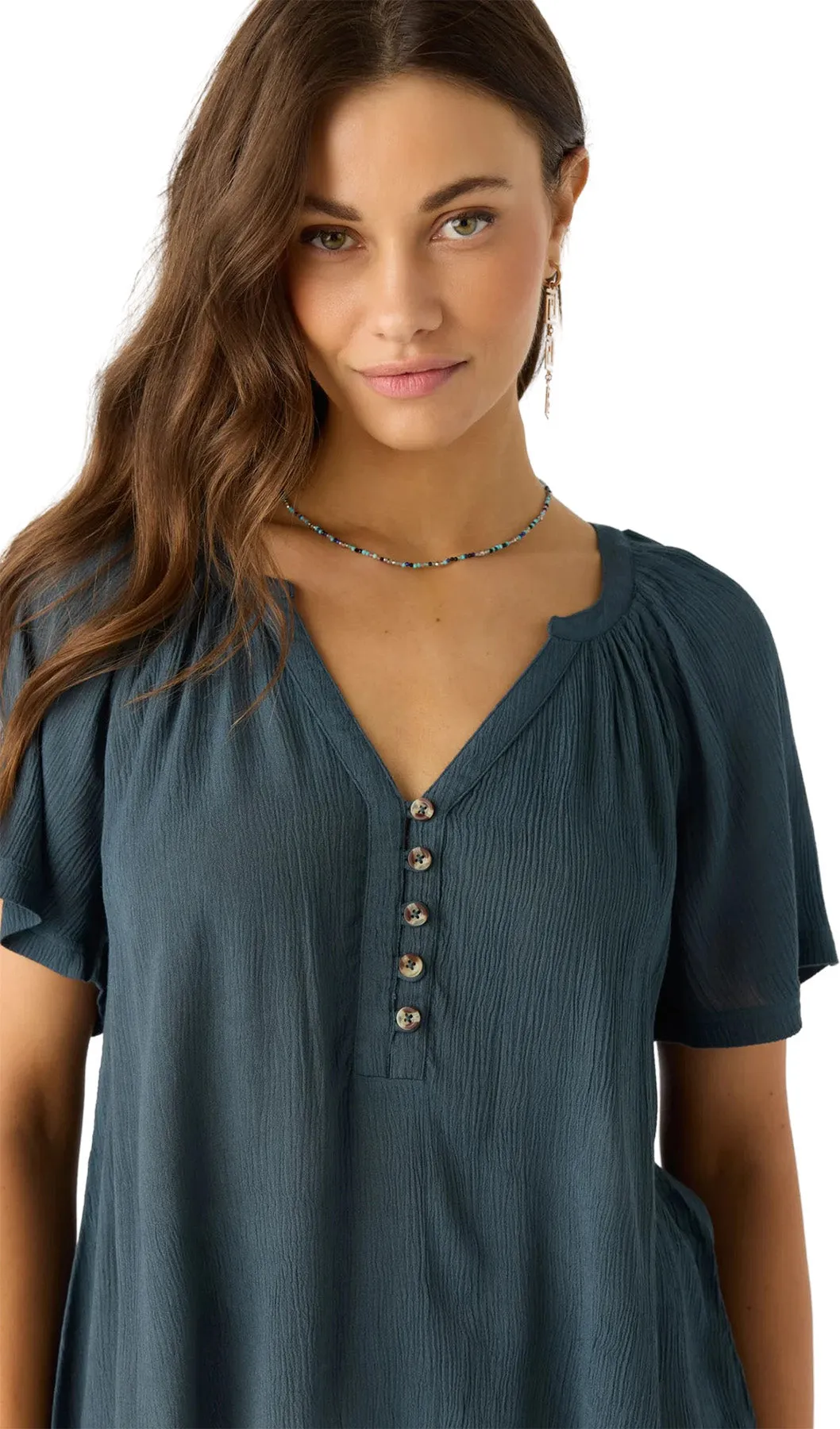 Aylee Short Sleeve Woven Top - Women's|-|Haut tissé à manches courtes Aylee - Femme sold by Altitude Sports product image thumbnail 3