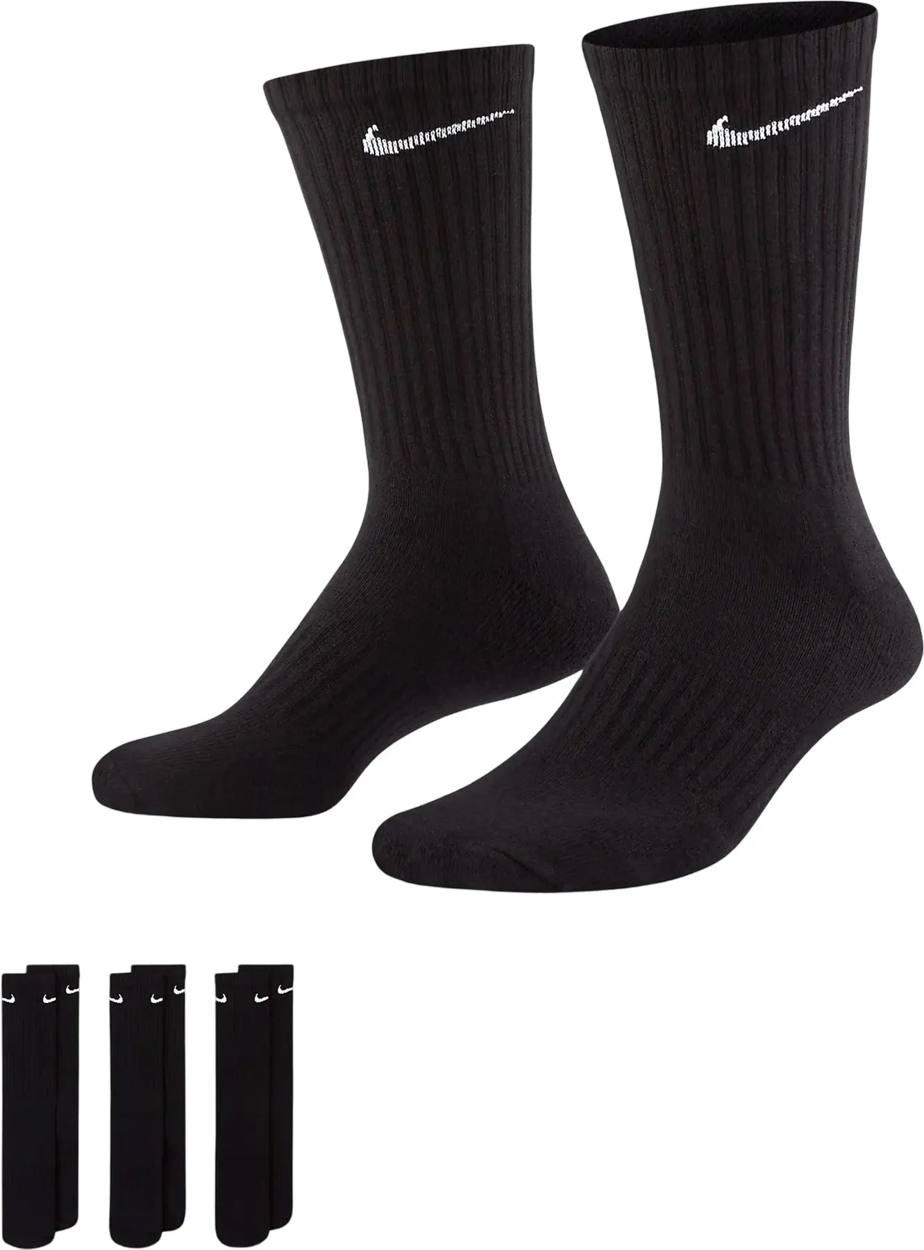 Everyday 3 Pairs Cushioned Training Crew Socks|-|Chaussettes mi-mollet d'entraînement à coussinets 3 Paires Everyday sold by Altitude Sports product image thumbnail 3