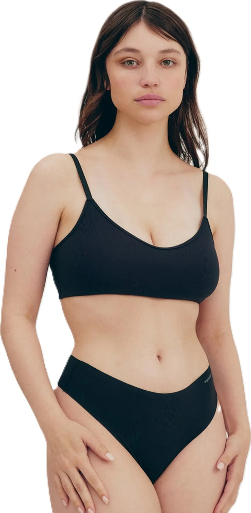 Naked Rib Thong - Women's|-|Culotte tanga en tissu côtelé Naked - Femme sold by Altitude Sports