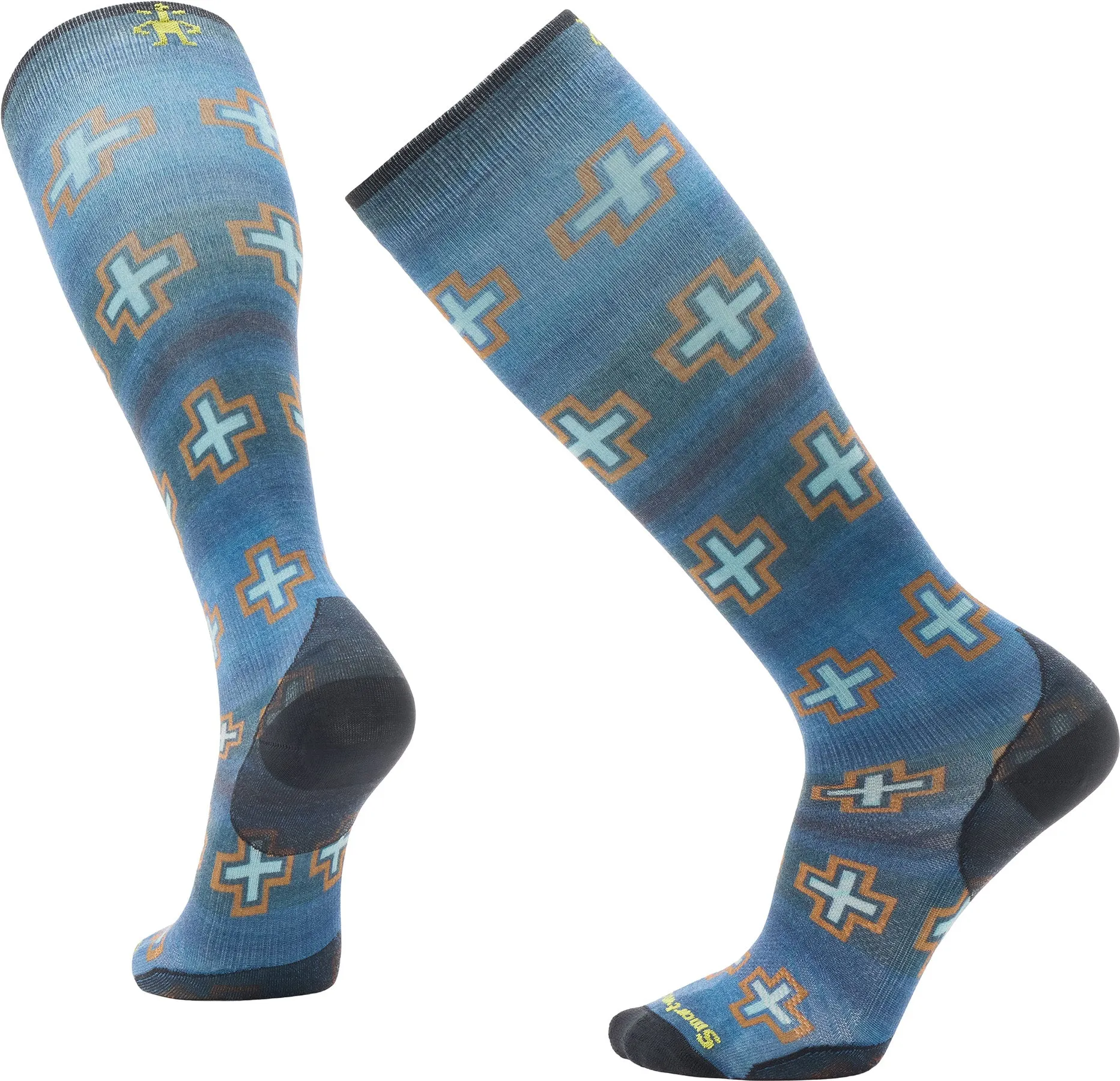 Ski Paths Crossed Print Over The Calf Socks - Unisex|-|Chaussette de ski sous-genou Paths Crossed - Unisexe sold by Altitude Sports