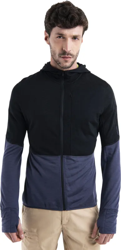 200 Realfleece Descender Merino Blend Long Sleeve Zip Hoodie - Men's |-|Chandail à capuchon zippé à manches longues en mélange de mérinos 200 RealFleece Descender - Homme sold by Altitude Sports