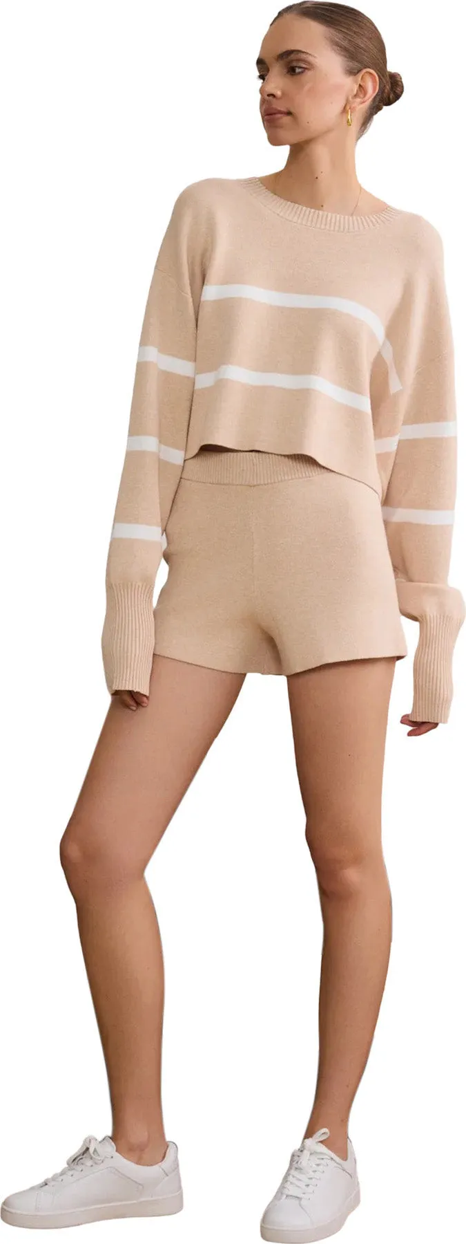 Olly Cropped Striped Sweater - Women's|-|Chandail rayé écourté Olly - Femme sold by Altitude Sports product image thumbnail 3