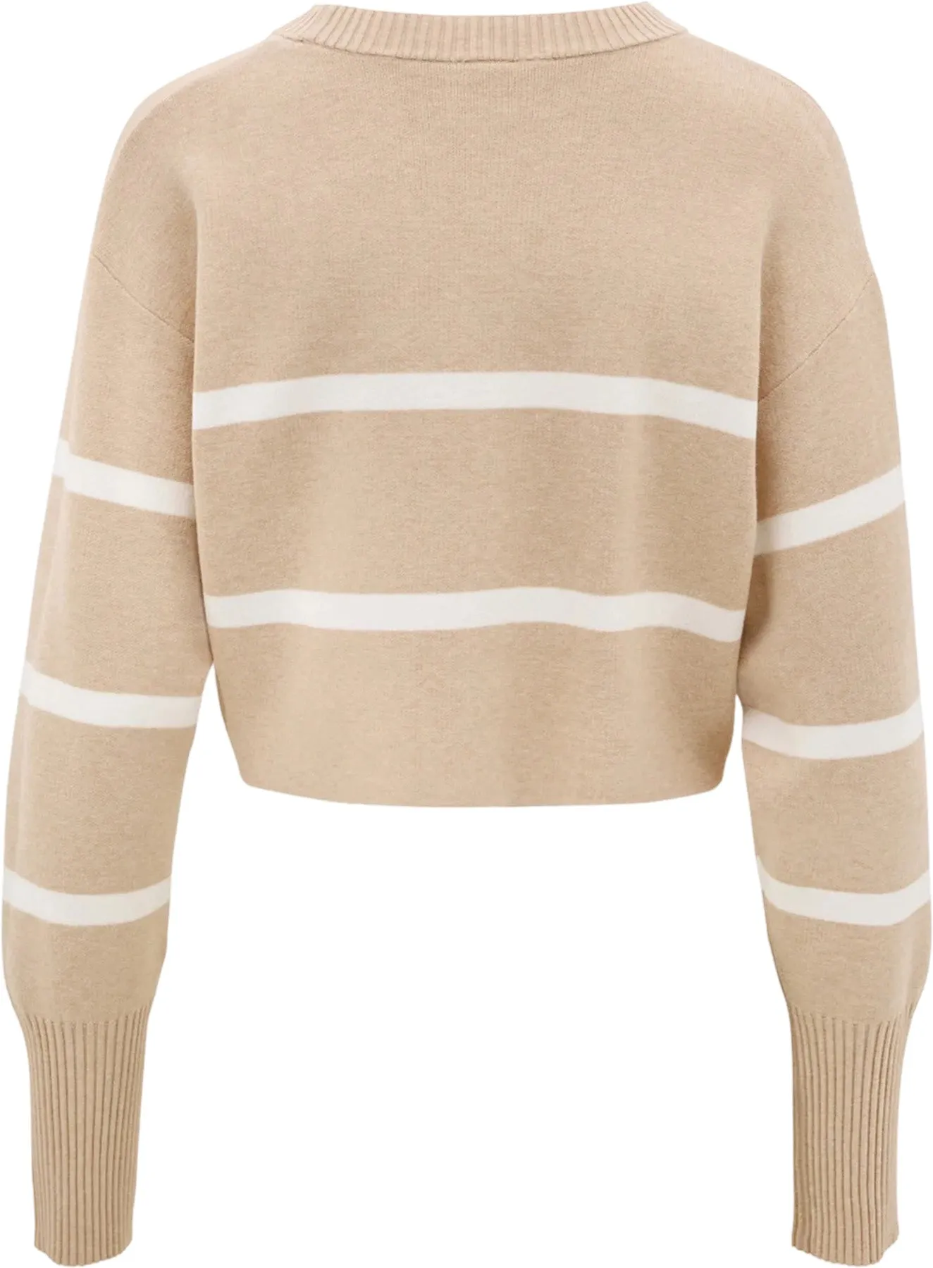 Olly Cropped Striped Sweater - Women's|-|Chandail rayé écourté Olly - Femme sold by Altitude Sports product image thumbnail 4