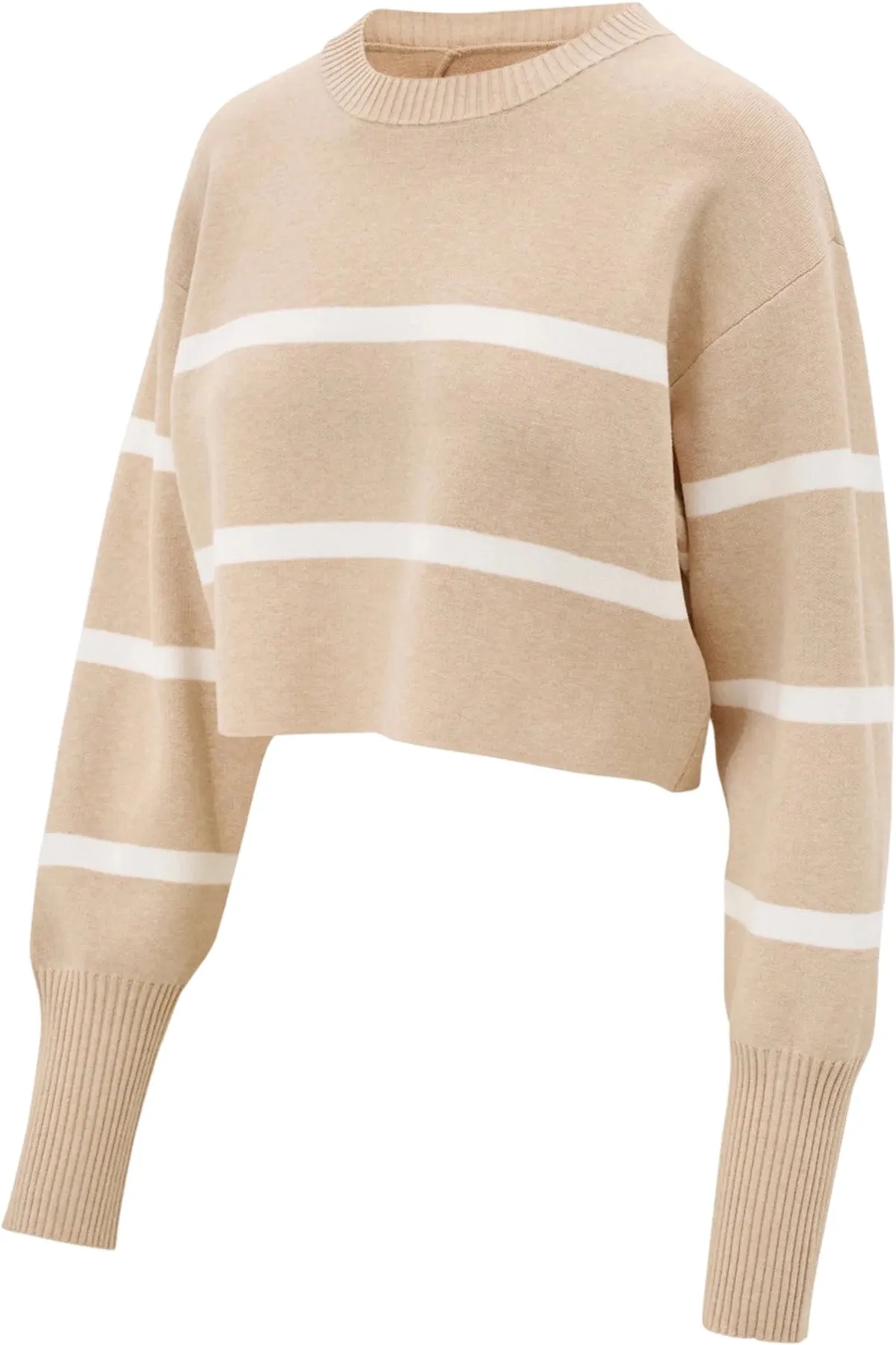 Olly Cropped Striped Sweater - Women's|-|Chandail rayé écourté Olly - Femme sold by Altitude Sports product image thumbnail 2