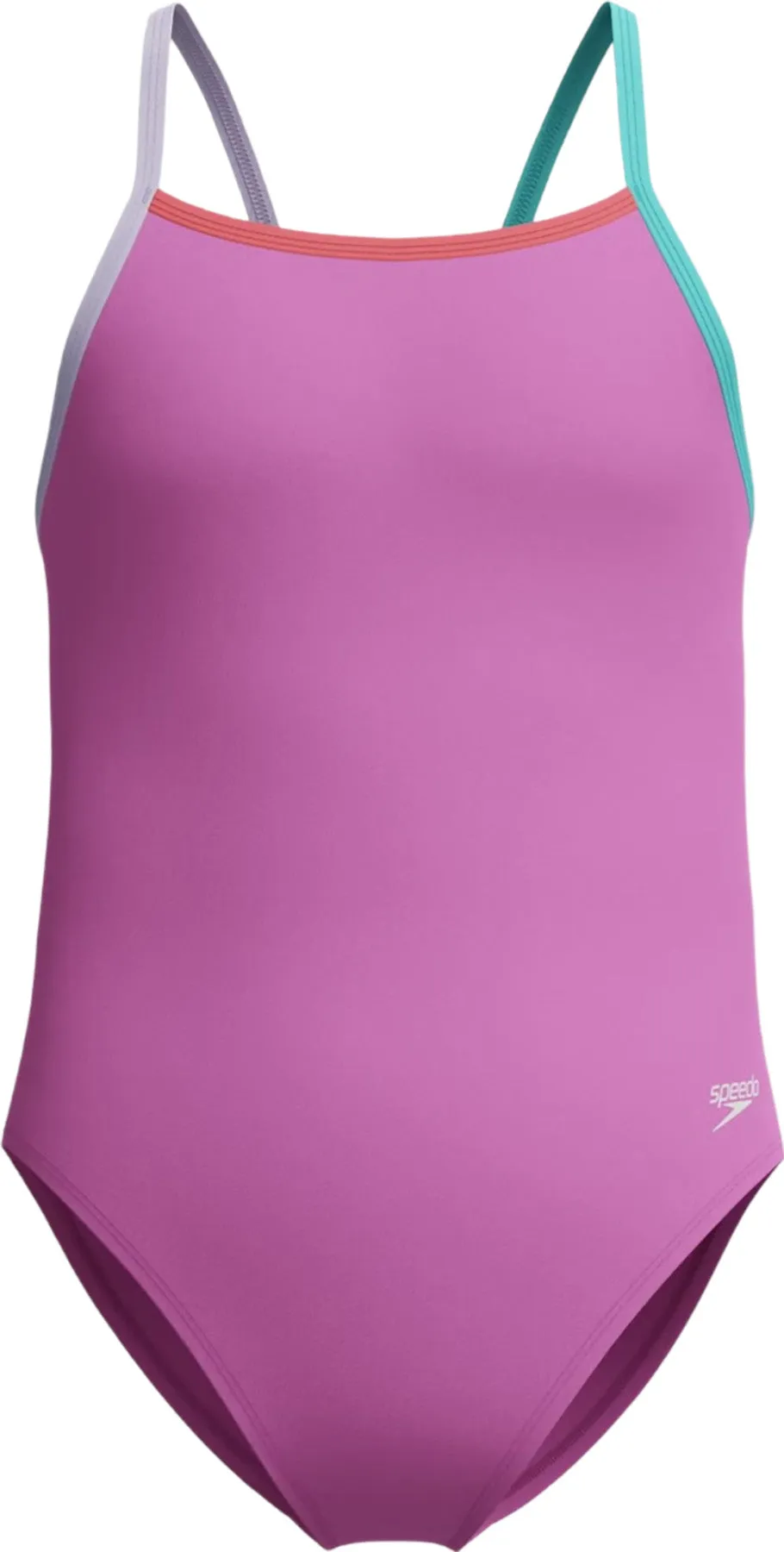 Solid Propel Back One Piece Swimsuit - Girls|-|Maillot de bain une pièce uni Propel Back - Fille sold by Altitude Sports